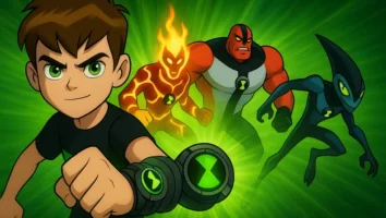 Ben 10: O Omnitrix e a transformação em diversos aliens