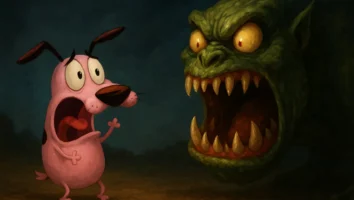 Coragem, o Cão Covarde: Muriel, Eustácio e o Terror Inesperado