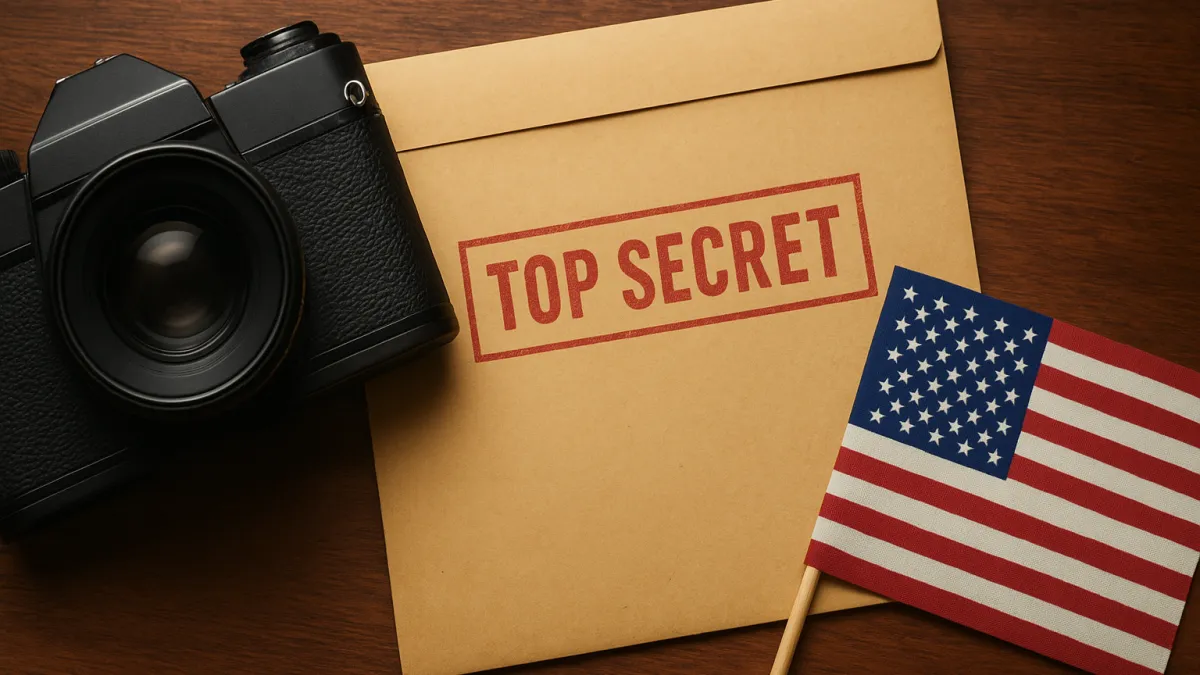 Filmes de espionagem política com segredos de estado