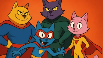 Gatos Selvagens 1995 Nickelodeon Craig McCracken super-heróis
