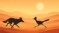 Coiote e Papa-Léguas: Perseguição icônica no deserto