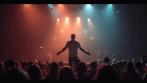 Como os filmes de shows ao vivo são gravados e produzidos