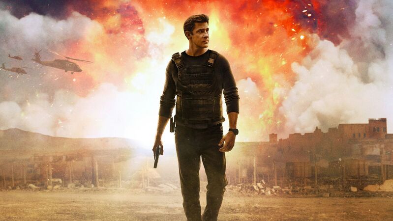 John Krasinski estampa cartaz de Jack Ryan: Guerra Fantasma