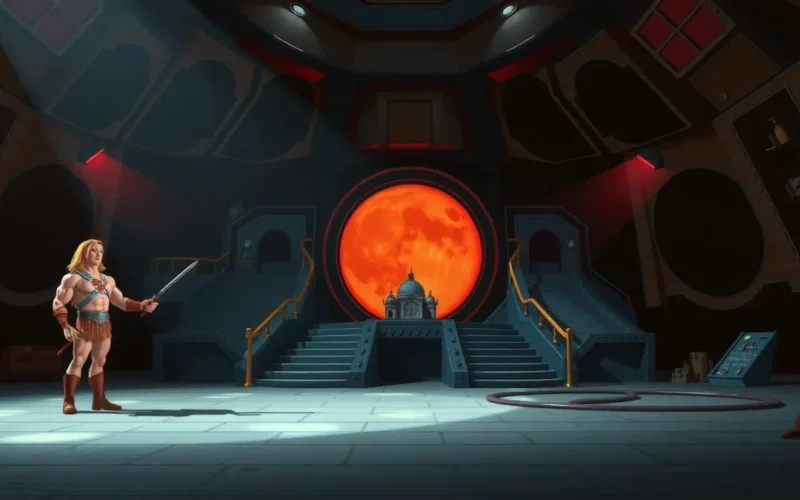 Como a animação de He-Man era produzida nos estúdios da Filmation