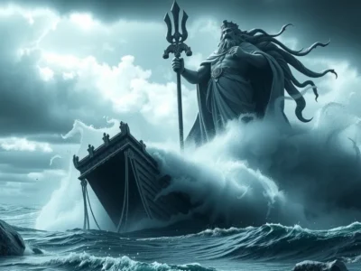 O gigante Polifemo e a vingança de Poseidon contra Odisseu