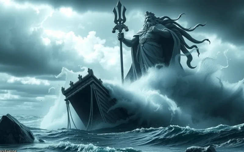 O gigante Polifemo e a vingança de Poseidon contra Odisseu