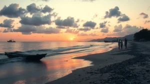 Praias de Aruanã e Itacaiú: refúgio dos pescadores em julho