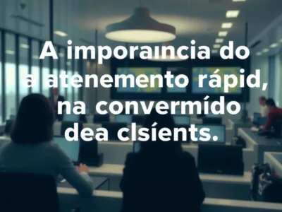 A importância do atendimento rápido na conversão de clientes