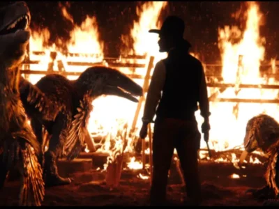 Dinossauros no Velho Oeste: trailer do novo filme de Guerra Primitiva